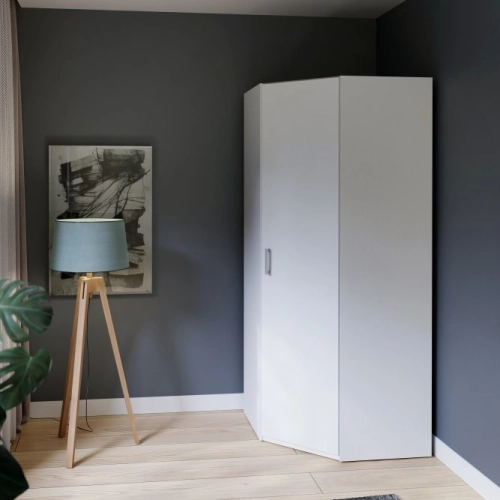 Szafa narożna 90x90 cm Biały